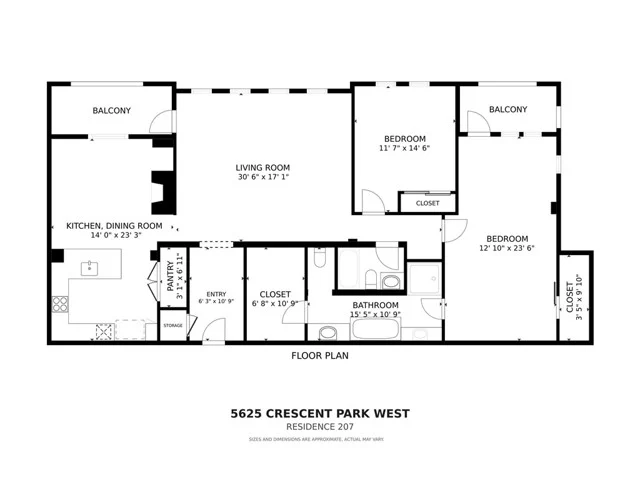 5625 Crescent Park W #207 photo 2