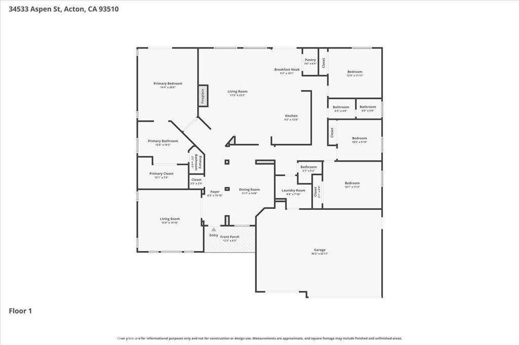 34533 Aspen Street Acton CA 93510 57 34533 Aspen Street Acton CA 93510